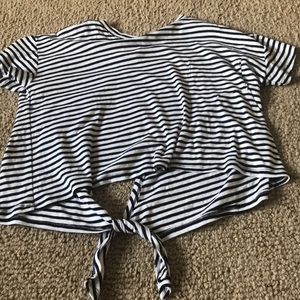 Striped T-shirt with pocket